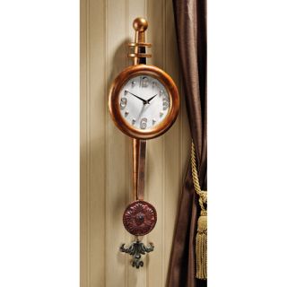 Artistic Sculptural Pendulum Wall Clock Arabic Numeral Timepiece 
