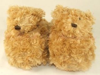 aroma home snug warm cozy animal slippers teddy bear