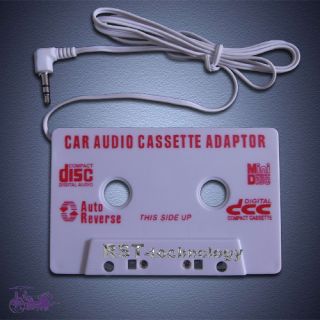 5mm Jack Car Audio Cassette Tape Adapter for  Player CD Cell 
