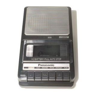 Panasonic RQ 2102 Handheld Cassette Voice Recorder / Audio Player Slim 