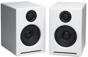 Audioengine A2 White PR 2 Way Powered Speaker System 819955090017 