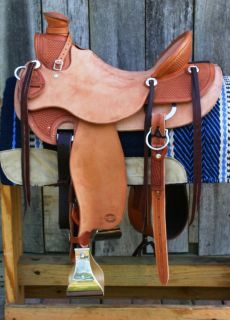 Custom Wade Style Ranch Roping Saddle 16 1 2 by Don Rich