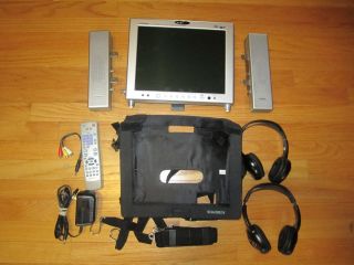 12 1 Audiovox D1210 Portable DVD Player with TV