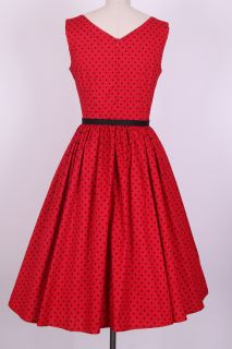 50s Audrey Hepburn Black Dots Dress Size s M L XL 1x 2X 3X 4X Pinup 