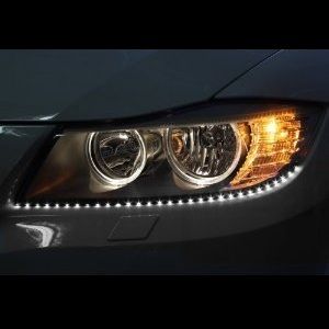 LED Headlight Strips Like Audi for Car Truck SUV 2 Strip Kit Universal 
