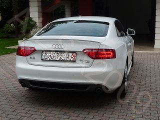 Unpainted Rear Boot Trunk Lip Spoiler Wing for Audi A5 S5 2Dr 07