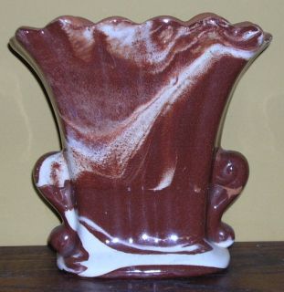 Arts Crafts Arkansas Swirl Art Pottery Vase
