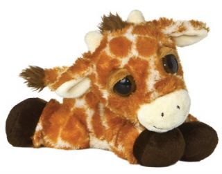 Aurora Plush Giraffe Gallop Dreamy Eyes Flopsie Stuffed Animal Toy 