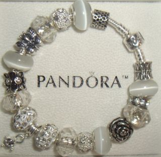 Authentic Pandora Purity Charm Bracelet