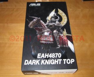 Asus RADEON HD 4870 Dark Knight TOP Edition AMD ATi 512MB DDR5 PCI E 