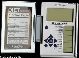 Diet Buddy Nutrition Electronic Calorie Counter Health Facts Excalibur 