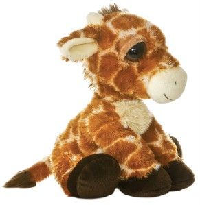Aurora Plush Giraffe Gallop Dreamy Eyes Flopsie Stuffed Animal Toy 