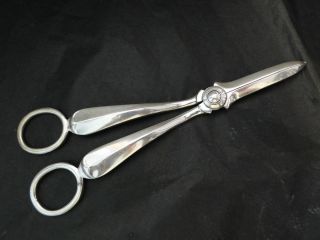 Sterling Silver Grape Scissors Atkin Brothers Made in 1912