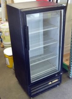 True 10 CU ft Upright Display Reach in Freezer 4 Rack