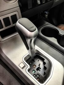   Toyota Tundra New Factory Aluminum Leather Automatic Shift Knob