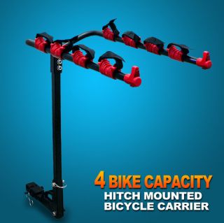 New Auto Hitch Mount Bicycle Bike Rack Car SUV Truck Carrier For 4 