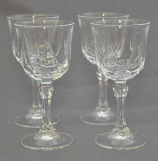   Crystal Cordial/Sherry Glasses Auteuil by Cris dArques   Durand 4.25