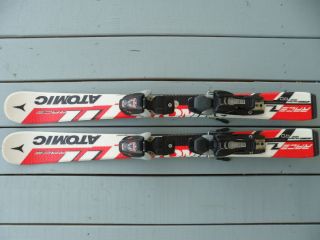 Junior Downhill Snow Skis Atomic Race 89cm with Marker Bindings
