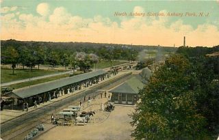 NJ Asbury Park North Asbury Train Station 1913 R40207