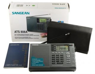 Sangean ATS 808A Am FM SW LW Shortwave Radio Jumbo LCD Display Mint in 