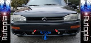 92 96 TOYOTA CAMRY FOG LIGHTS, driving lamps lamp hid xq driving pair 