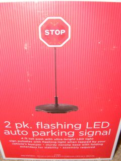 Garage Auto Parking Signal Flashing LED Light 2 Pack