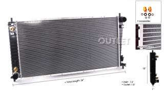 1997 1998 Ford Expedition 2WD 4WD Radiator V8 4 6L XLT