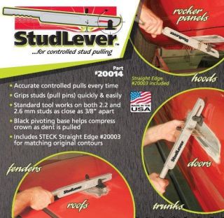 Auto body shop repair tool StudLever dent pulling by Steck 20014