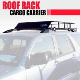 NEW ~ Roof Rack Cargo Car Top Luggage Carrier Basket Universal 60x45 