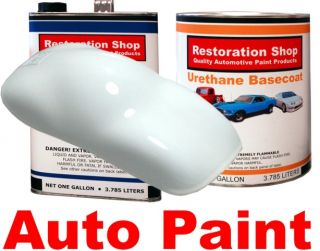 Pure White Urethane Basecoat Clear Car Auto Paint Kit
