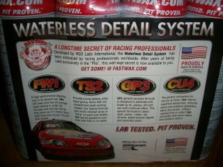 FW1 Fastwax Waterless Car Wax Detail Kit 4 Cans One of Each