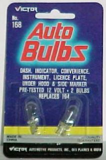Auto Instrument Side Marker Light Bulb 1000 PC 168