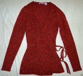 Autumn Cashmere Medium Long Sleeve Cashmere Cardigan Sweater with Belt 