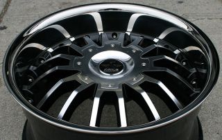 Avarus AV1 20 Black Rims Wheels Volkswagen Touareg