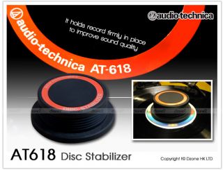 Genuine Audio Technica Disc Stabilizer at 618 AT618 New for Turntables 