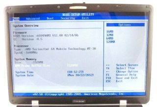 Averatec 7100 Series AMD Turion 64 1 6GHz 2GB 100GB HDD Laptop Ubuntu 