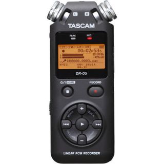 Tascam Dr 05 Portable Handheld Digital Audio Recorder