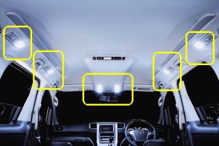   Toyota Alphard Vellfire SuperWhite LED Interior Map & Room Light Set