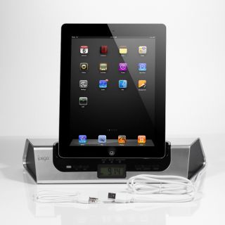 Audio Stereo Speaker Charger Station Stand Dock for iPad 2 3rd Gen 