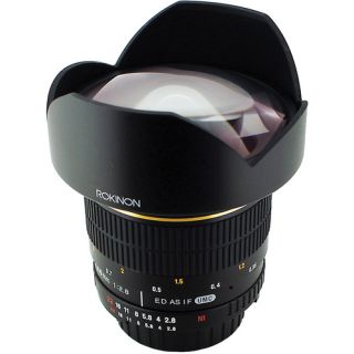 Rokinon 14mm Ultra Wide Angle f/2.8 IF ED UMC Lens For Canon