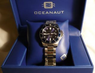 Oceanaut Aqua One Professional Divers Watch w Blue Dial