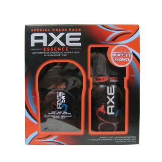 Axe Essence Deodorant Body Spray Solid Stick Gift 2 PC