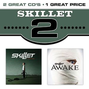 Skillet 2 for 1 Comatose Awake CDs 2012 packaging