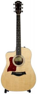 Taylor 210CE Dreadnought Cutaway Acoustic Electric Guitar Left Handed 