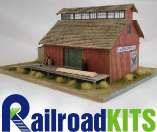 Scott Lumber Co. Railroad Kits   HO Scale Craftsman Structure 