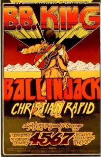   WEST / HANDBILL / 1971 / B.B. KING, BALL IN JACK, CHRISTIAN RAPID