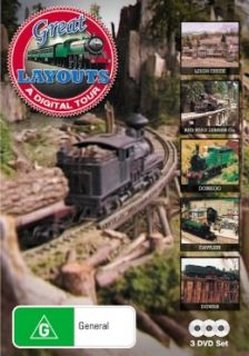 Great Train Layouts DVD 3 Disc Set New
