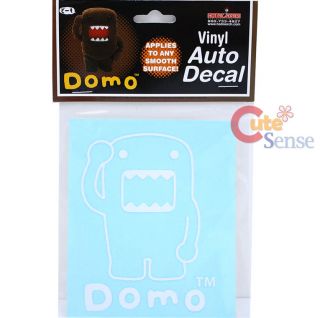 Domo Kun Vinyl Auto Decal Window Clings White Domo Auto Accessories 