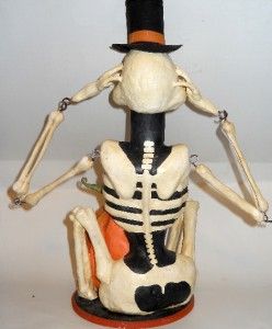 Bethany Lowe Smith Rucus Studio RARE Skeleton Sam Halloween Candy 