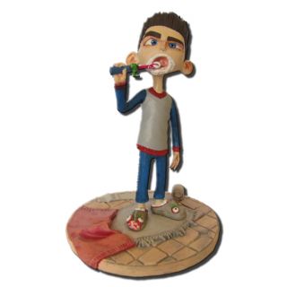 ParaNorman Norman Babcock with Toothbrush 4 Inch Action Figure 